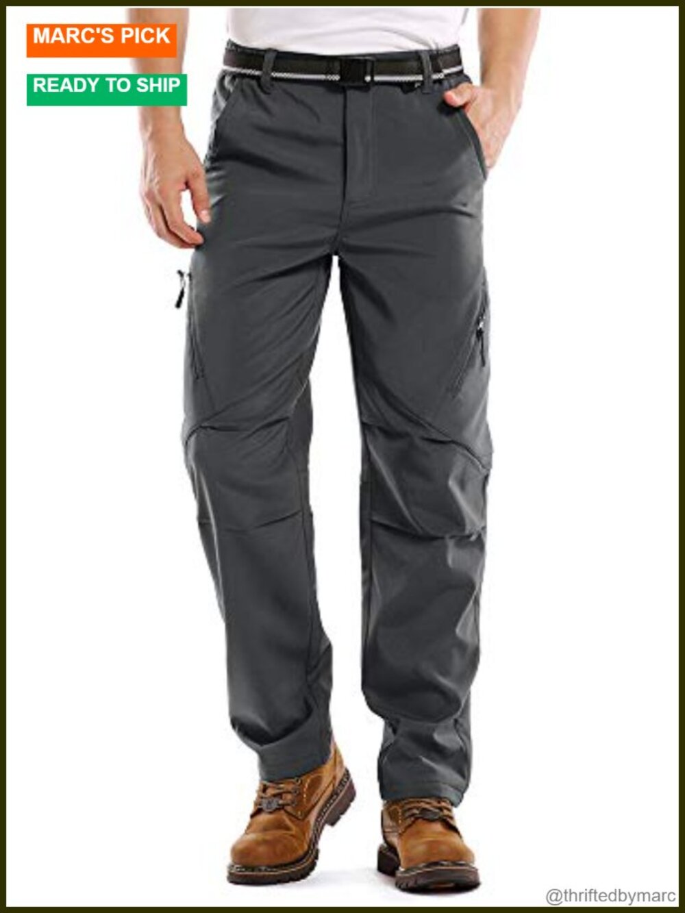 Waterproof Insulated Winter Ski Snow Pants Fleece Lined